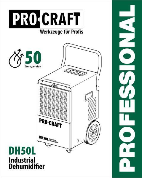 Осушитель воздуха промышленный Procraft DH50 L Universal 000502 фото