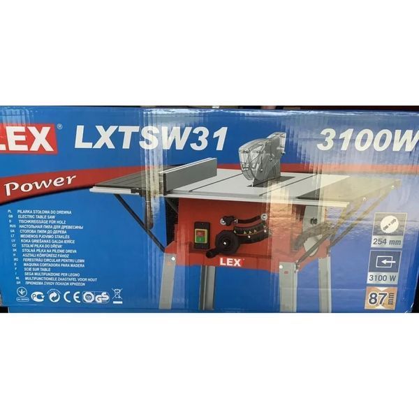 Настільна циркулярна пилка LEX LXTSW31 3100Вт 1531260423 фото Настільна циркулярна пилка LEX LXTSW31 3100Вт 1531260423 фото