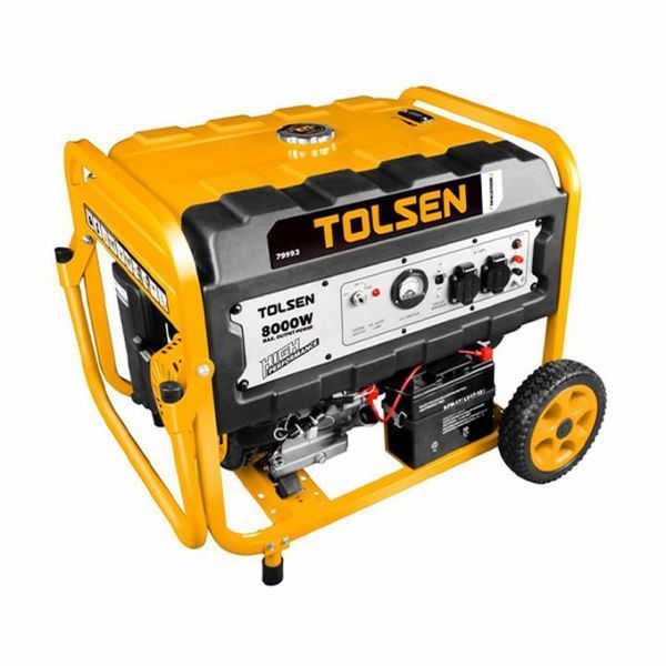 Электрогенераторная установка бензиновая Tolsen 8000W (79993) 79993 фото Электрогенераторная установка бензиновая Tolsen 8000W (79993) 79993 фото