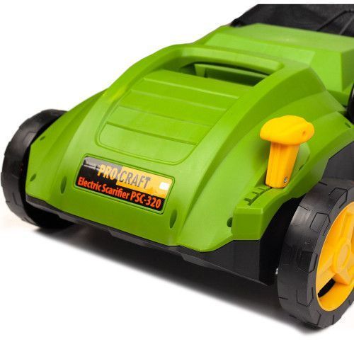 Скарификатор электрический PRO-CRAFT PSC-320 UNIVERSAL (В КОМПЛЕКТЕ 2 НАСАДКИ) для очистки газона, а также для 000320 фото