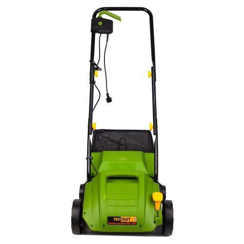 Скарифікатор електричний PRO-CRAFT PSC-380 UNIVERSAL (У КОМПЛЕКТІ 2 НАСАДКИ, РЕГУЛЮВАННЯ ВИСОТИ) для очищення газону, а також для 000380 фото