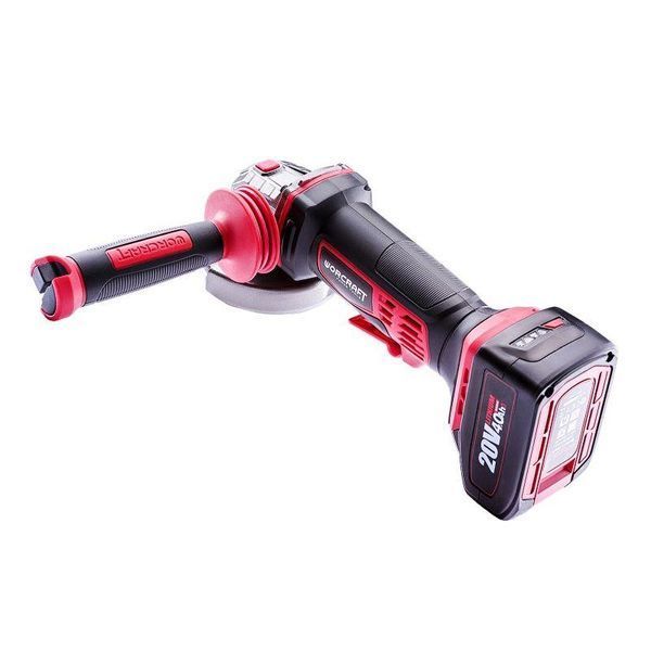 Аккумуляторная шлифмашина угловая WORCRAFT CAG-S20Li-125 13006 фото Аккумуляторная шлифмашина угловая WORCRAFT CAG-S20Li-125 13006 фото