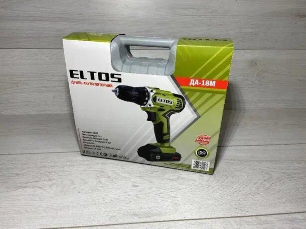 Шуруповёрт аккумуляторный Eltos ДА 18М Li-ion 1520211017 фото