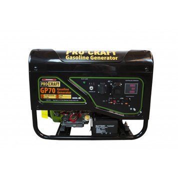 Бензиновый генератор Procraft GP70 6.5 кВт, электростарт, AVR 070000 фото
