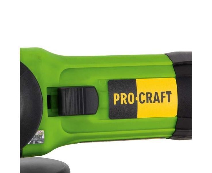 Машина угловая шлифовальная PROCRAFT PW-1100Е 125 мм (плавный пуск,регулировка и стабилизация оборотов) 011001 фото