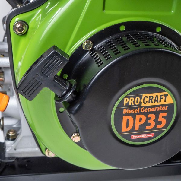 Дизельный генератор Procraft DP35 3.3 кВт, электростарт, однофазный 035100 фото