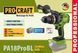 Аккумуляторный шуруповёрт PRO-CRAFT PA-18ProBL (без акб та зу) 001819 фото 2