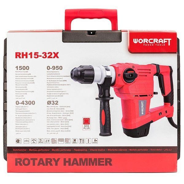 Перфоратор WORCRAFT RH15-32X 13183 фото Перфоратор WORCRAFT RH15-32X 13183 фото