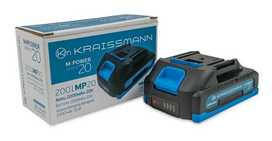 Універсальний акумулятор KRAISSMANN 2001 MP 20 3807013 фото