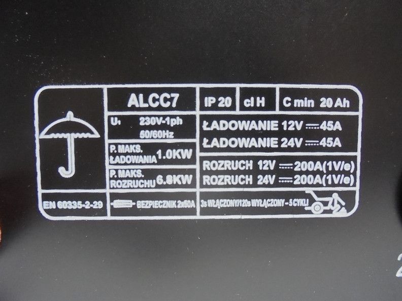 Пуско-зарядное устройство AL-FA PRO-LINA ALCC7 (12V / 24V) 3113326 фото