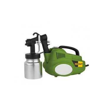Краскопульт электрический PRO-CRAFT PSE-600 (в комплекте два вида медных сопел 1/1,8/2,5 мм) 006004 фото