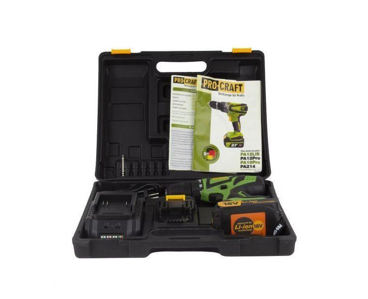 Шурупокрут акумуляторний Procraft PA18 PRO 000181 фото