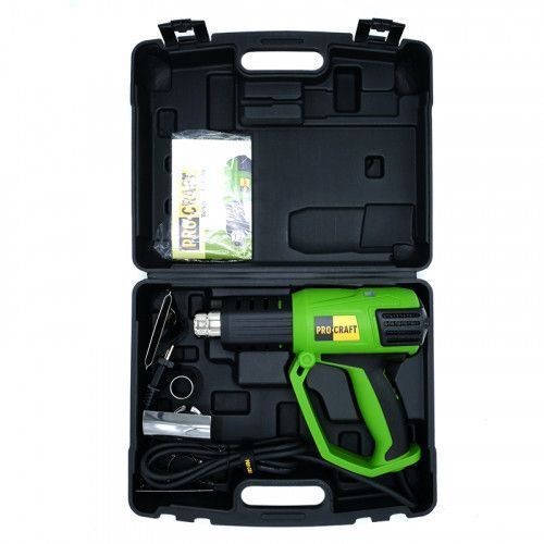 Фен промышленный PROCRAFT PH-2000 (4 насадки) LCD DISPLAY 120001 фото Фен промышленный PROCRAFT PH-2000 (4 насадки) LCD DISPLAY 120001 фото