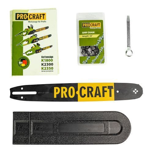 Электропила цепная PROCRAFT 1800 боковая 701800 фото