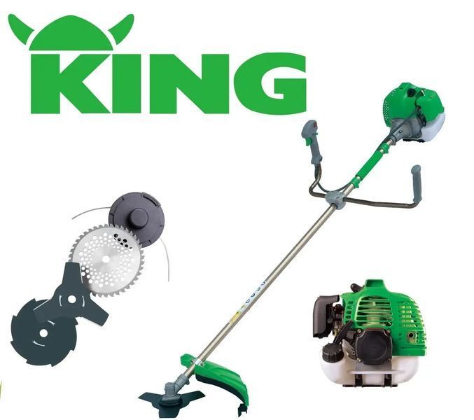 Коса бензиновая KING ВС430 двигатель 43 см/куб 4.8 кВт ширина кошения 254 мм KING ВС430 фото