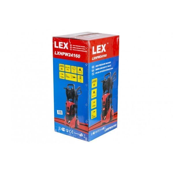 Мийка високого тиску LEX LXHPW24160/2400Вт/165бар. 8л/хв. 2087500785 фото