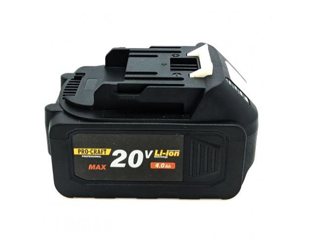 Акумуляторна батарея 20V 4Ah PRO-CRAFT 20/4 UNIVERSAL 030204 фото