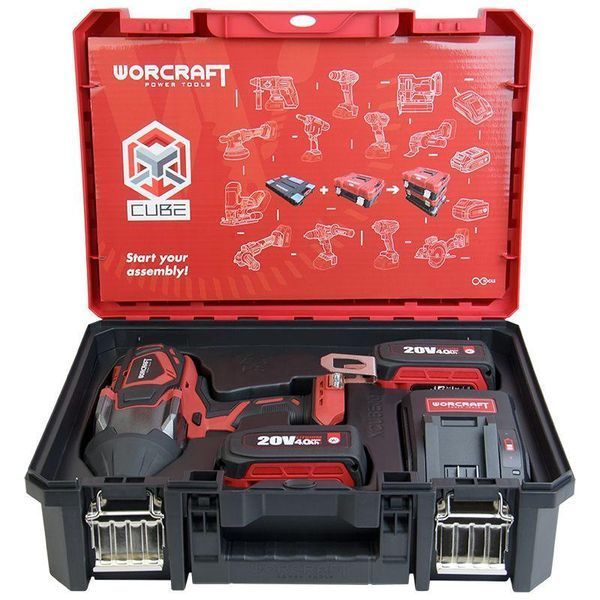Аккумуляторный бесщеточный гайковерт WORCRAFT XCUBE007 13276 фото