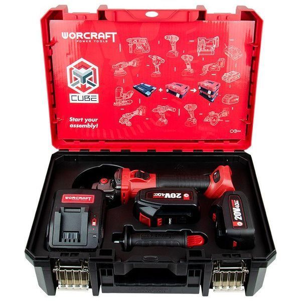 Акумуляторна безщіткова болгарка WORCRAFT XCUBE003 13243 фото