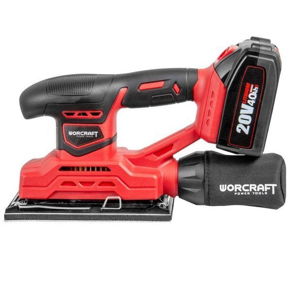 Аккумуляторная шлифмашина вибрационная WORCRAFT CFS-S20Li 13133 фото Аккумуляторная шлифмашина вибрационная WORCRAFT CFS-S20Li 13133 фото
