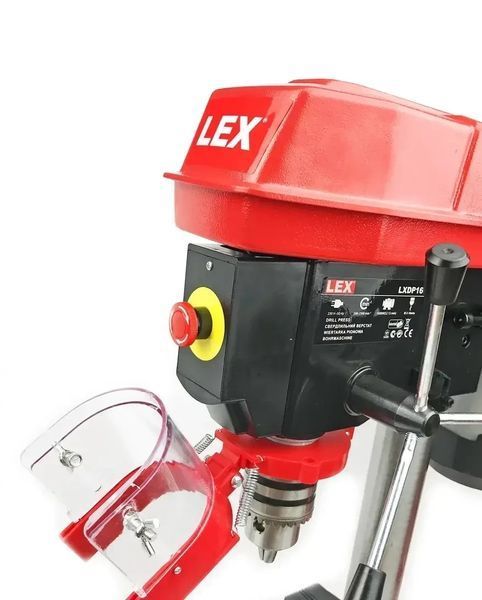 Свердлильний верстат LEX LXDP16, 1600 W патрон 16мм + лещата 1500130524 фото