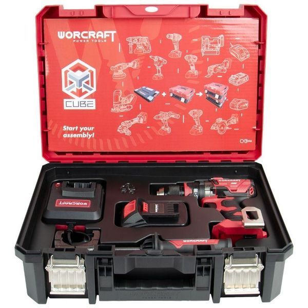 Акумуляторний безщітковий шуруповерт WORCRAFT XCUBE004 13244 фото