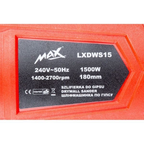 Шліфувальна машина MAX MXDWS15 + 6 дисків (180 коло) 1344011123 фото