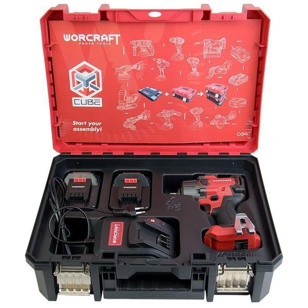 Аккумуляторный бесщеточный гайковерт WORCRAFT XCUBE006 13245 фото