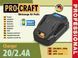 Зарядний пристрій PRO-CRAFT 20/2.4A (20V, 45W) UNIVERSAL 030291 фото 2