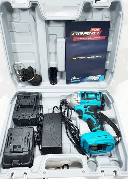 Гайковерт бесщеточный Grand АГ-21UBL/PRO GRAG21UBL фото Гайковерт бесщеточный Grand АГ-21UBL/PRO GRAG21UBL фото