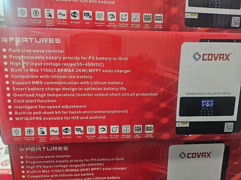 Гибридный солнечный инвертор COVAX CV-PS-2200-12V 21121726 фото