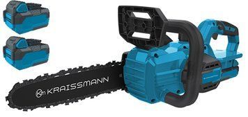 Акумуляторна ланцюгова пилка KRAISSMANN 3051 AKS 20UL (Два акумулятора та зарядний пристрій) 0407020 фото