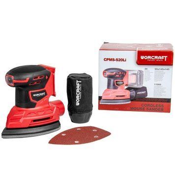 Акумуляторна вібраційна шліфмашина WORCRAFT CPMS-S20Li 13132 фото
