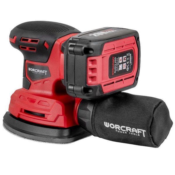 Аккумуляторная шлифмашина вибрационная WORCRAFT CPMS-S20Li 13132 фото