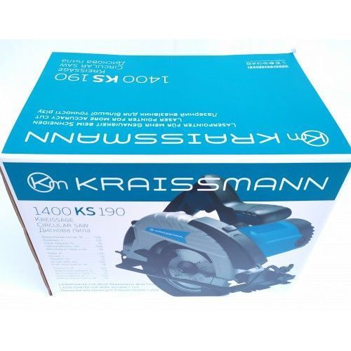 Пила дисковая Kraissmann 1400 KS 190 (круг 190мм) 0607014 фото