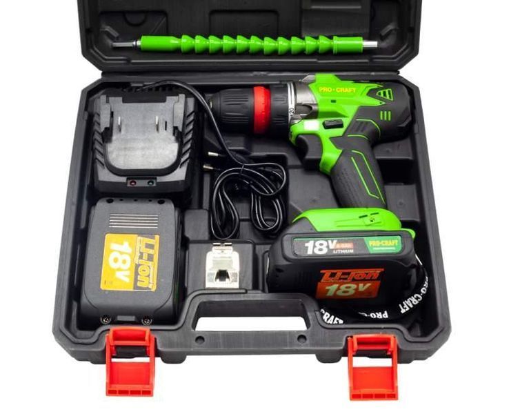 Шуруповерт аккумуляторный Procraft Industrial PA-18DFR Extra 000185 фото