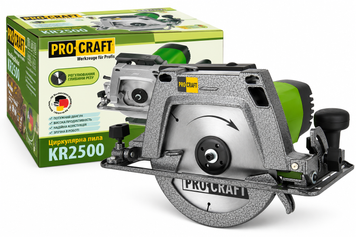 Циркулярна пила Procraft KR200/2500 2500 Вт, диск 200 мм, з кріпленням до столу 025001 фото