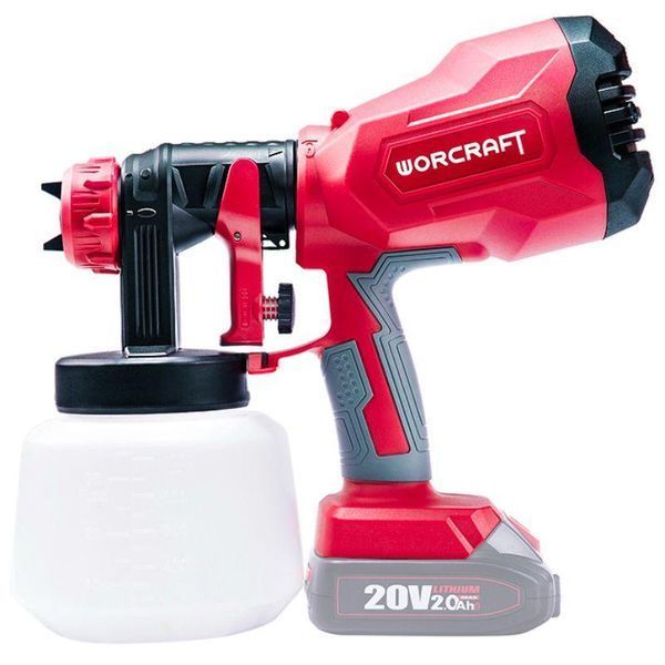 Аккумуляторный краскопульт WORCRAFT CSG-S20LiA 13137 фото