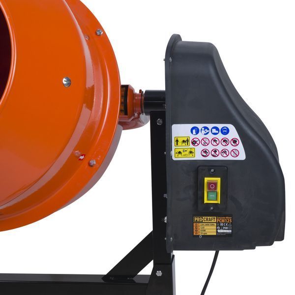 Бетономешалка Procraft PCM125 125 л, 450 Вт, чугунный венец 901251 фото