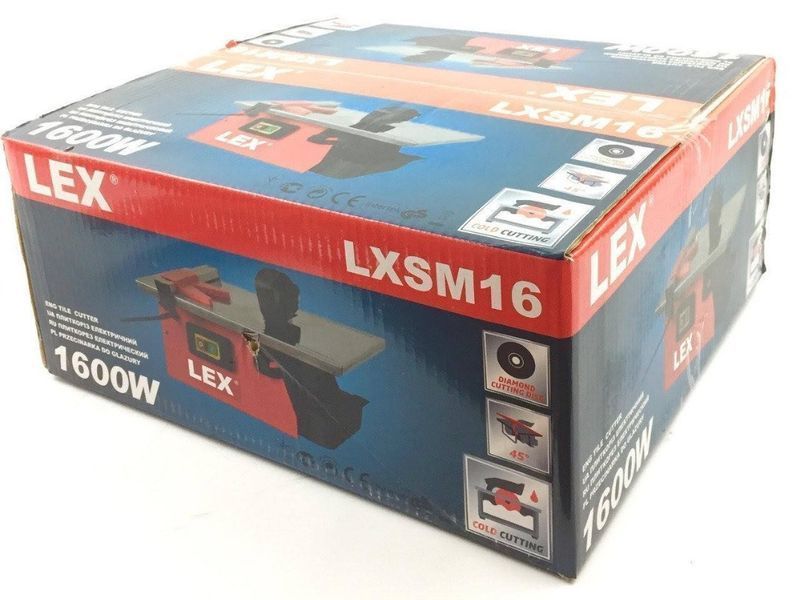Плиткорез с водяным охлаждением LEX LXSM16, 1500W 1701101221 фото