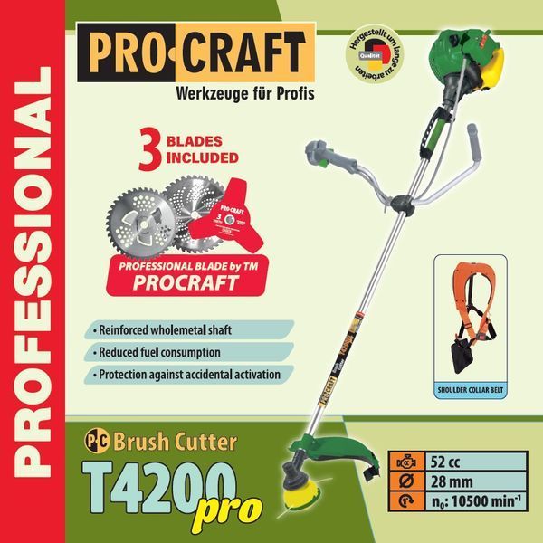 Бензокоса Procraft T4200 PRO 442008 фото Бензокоса Procraft T4200 PRO 442008 фото