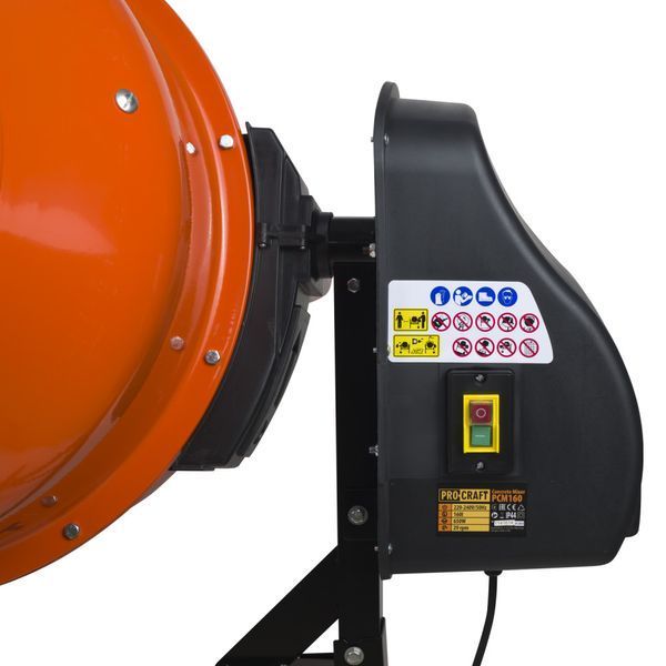 Бетономешалка Procraft PCM180 180 л, 800 Вт, чугунный венец 900180 фото