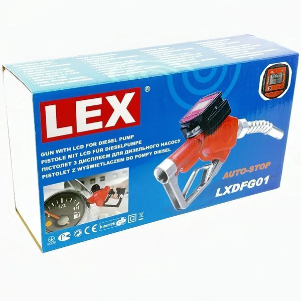 Заправний пістолет із цифровим лічильником LEX LXDFG01 25153024 фото