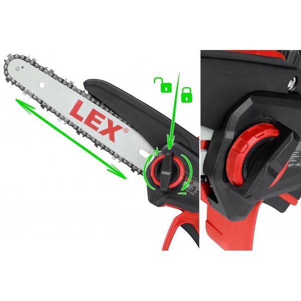 Цепная пила аккумуляторная LEX LXCMCS8-21V 307241647 фото