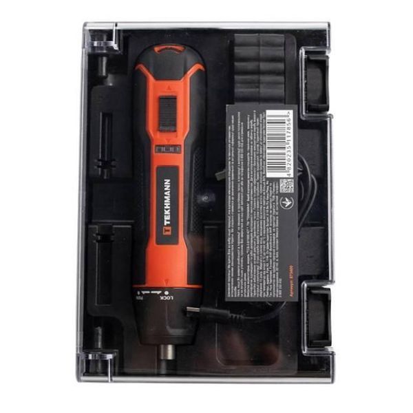 Викрутка акумуляторна Tekhmann TCS-3.61500 KIT 873400 фото