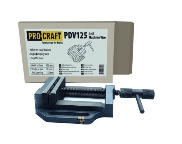 Лещата верстатні Procraft PDV125 001251 фото