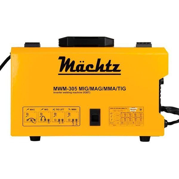 Зварювальний напівавтомат Machtz MWM‑305 MIG/MAG/MMA/TIG 11128 фото Зварювальний напівавтомат Machtz MWM‑305 MIG/MAG/MMA/TIG 11128 фото