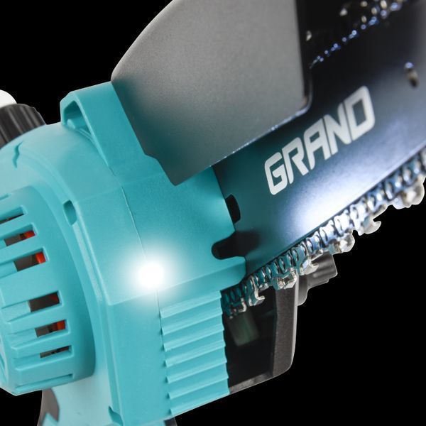 Аккумуляторная пила цепная Grand АПЦ-20V/8"-4 PRO бесщеточный двигатель без АКБ GRAPC20/8BA фото