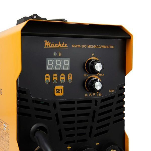 Зварювальний напівавтомат Machtz MWM‑305 MIG/MAG/MMA/TIG 11128 фото Зварювальний напівавтомат Machtz MWM‑305 MIG/MAG/MMA/TIG 11128 фото