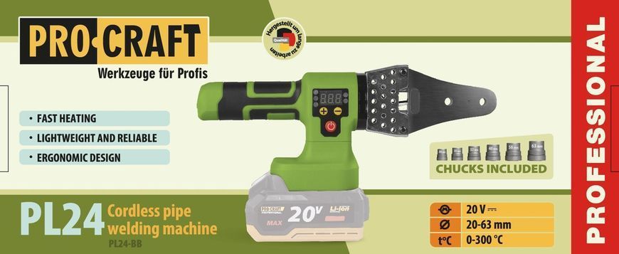 Паяльник для пластиковых труб PROCRAFT PL1900 030270 фото